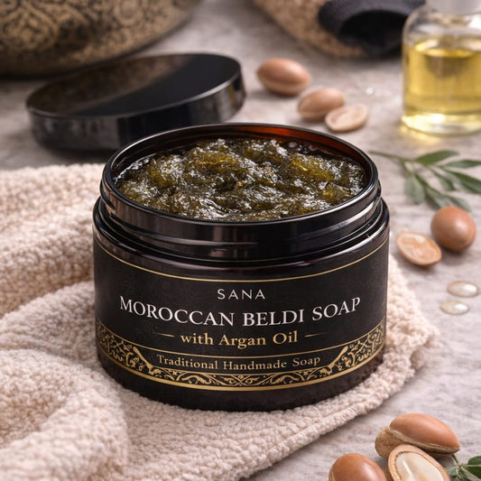 Moroccan Beldi Soap with Argan Oil – Traditional Hammam Soap