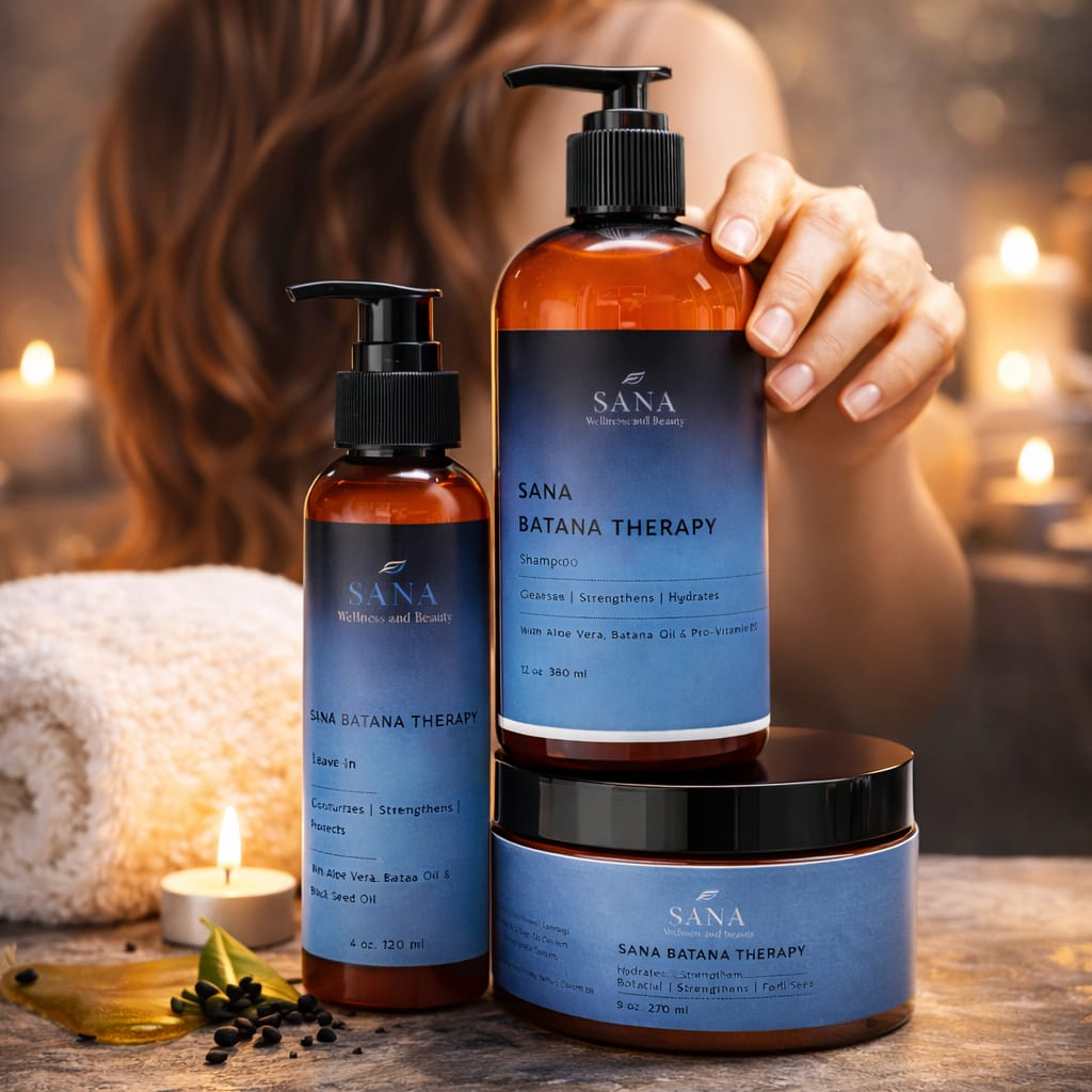 Batana Hair Repair Bundle (Shampoo + Conditioner + Leave-In)