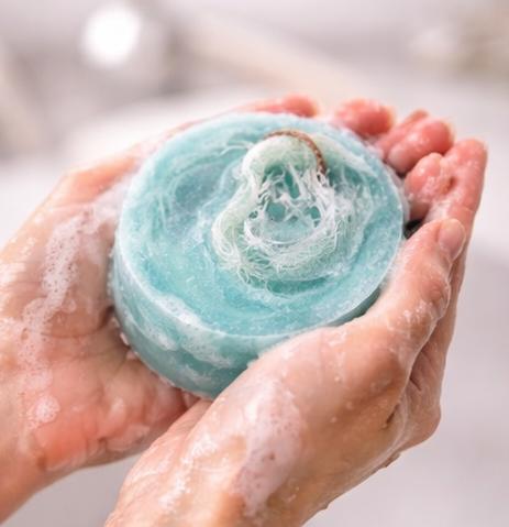 SANA Loofah Soap – Exfoliating Body Soap