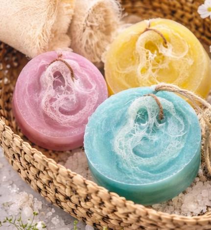 SANA Loofah Soap – Exfoliating Body Soap